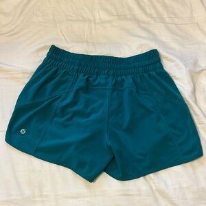 Lululemon Tracker Shorts Teal Size 10